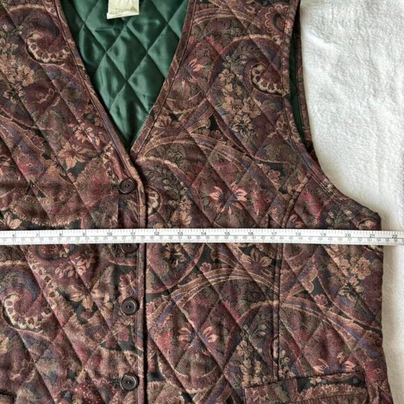 Vintage German boho paisley vest - Picture 3 of 4